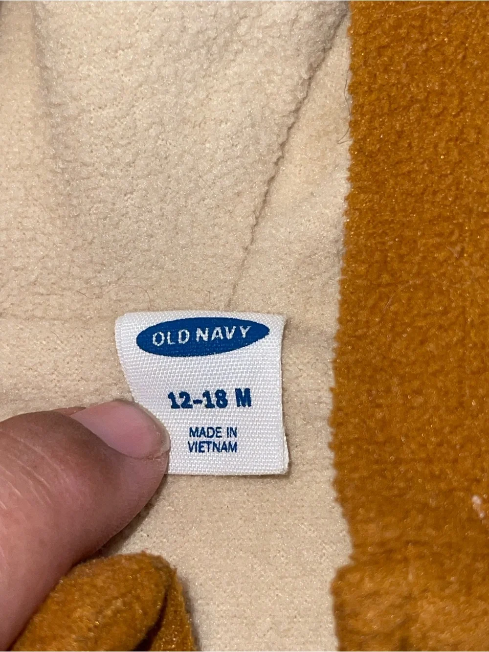 Old navy fleece one piece